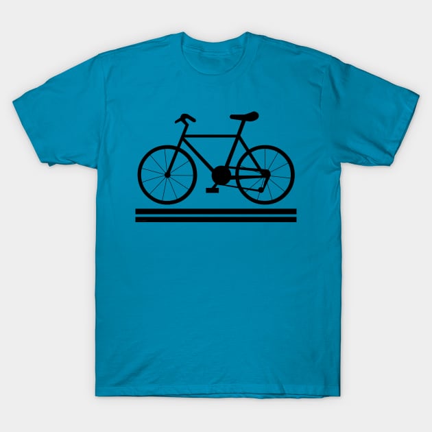 Bicycle Lines T-Shirt by Barthol Graphics
